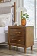 Mid-Century Modern Nightstand in Chestnut - HER Home Design Boutique